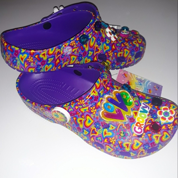 (New) Lisa Frank Crocs (M8/W10) - Picture 5 of 15